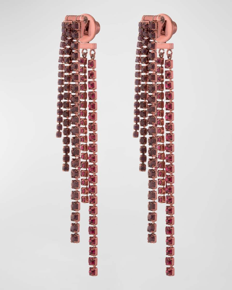 Convertible Electro Calla Crystal Waterfall Earrings